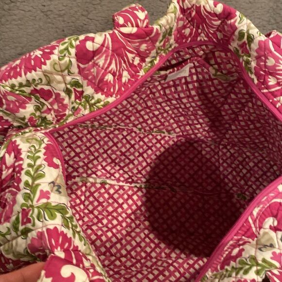 Vera Bradley Julep Tulip Weekender Tote Bag Duffle Bag Top Handle Satchel - Picture 8 of 8